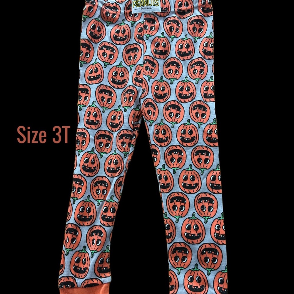 Toddler Halloween Pumpkin pajama pants